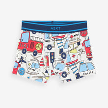 Load image into Gallery viewer, Emergency Vehicle Print Trunks 7 Pack (2-8yrs)
