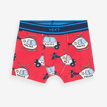 Load image into Gallery viewer, Emergency Vehicle Print Trunks 7 Pack (2-8yrs)