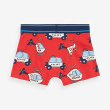 Load image into Gallery viewer, Emergency Vehicle Print Trunks 7 Pack (2-8yrs)