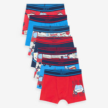 Load image into Gallery viewer, Emergency Vehicle Print Trunks 7 Pack (2-8yrs)