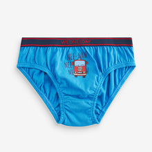 Load image into Gallery viewer, Emergency Vehicle Print 100% Cotton Briefs 7 Pack