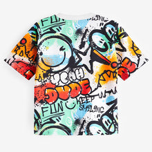 Load image into Gallery viewer, Multi Short Sleeve Graffic T-Shirt (3mths-3-4yrs)