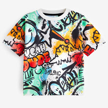 Load image into Gallery viewer, Multi Short Sleeve Graffic T-Shirt (3mths-3-4yrs)