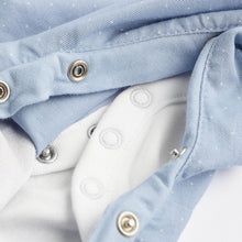 Load image into Gallery viewer, Blue Character Baby Dungarees & Bodysuit Set (0mths-12-18mt)