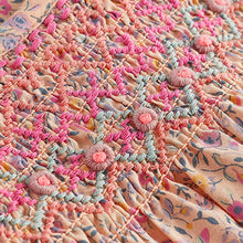 Load image into Gallery viewer, Pink Ditsy Floral Print Baby Romper