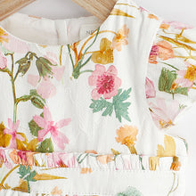 Load image into Gallery viewer, Pink/White Floral Baby Prom Dress (0mths-12-18mt)