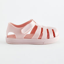 Load image into Gallery viewer, Pink Jelly Fisherman Sandals
