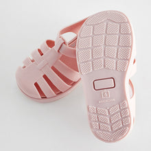 Load image into Gallery viewer, Pink Jelly Fisherman Sandals