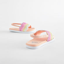 Load image into Gallery viewer, Multi Glitter Rainbow Sliders