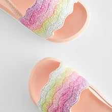 Load image into Gallery viewer, Multi Glitter Rainbow Sliders