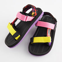 Load image into Gallery viewer, Bright Multicolour Trekker Sandals