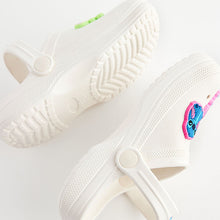 Load image into Gallery viewer, White Lilo & Stitch Clogs