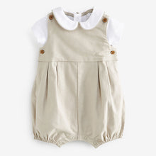 Load image into Gallery viewer, Neutral/White Smart Baby Romper, Bodysuit And Socks Set (0mths-12-18mt)