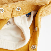 Load image into Gallery viewer, Yellow Tractor Baby Woven Dungarees and Bodysuit Set (0mths-12-18mt)