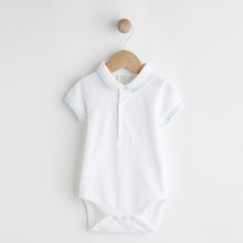 Load image into Gallery viewer, Blue Boat Baby Jersey Dungarees and Bodysuit Set