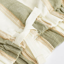 Load image into Gallery viewer, White/Green Baby Woven Shirt and Trousers 2 Piece Set With Linen (0mths-12-18mt)