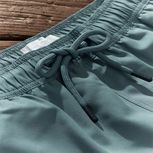 Load image into Gallery viewer, Slate Blue Palm Logo Essential Swim Shorts