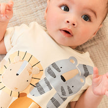 Load image into Gallery viewer, Minerals Character Baby Jersey Rompers 3 Pack