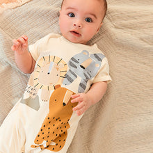 Load image into Gallery viewer, Minerals Character Baby Jersey Rompers 3 Pack