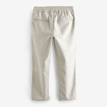 Load image into Gallery viewer, Ecru Neutral Smart Linen Blend Trousers
