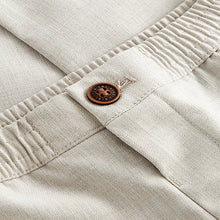 Load image into Gallery viewer, Ecru Neutral Smart Linen Blend Trousers