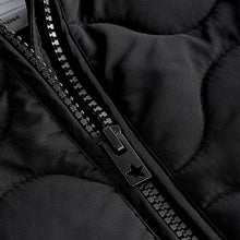 Load image into Gallery viewer, Black Quilted Gilet (3mths-6yrs)