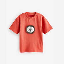Load image into Gallery viewer, Red 3D Character Short Sleeve T-Shirt (3mths-5-6yrs)