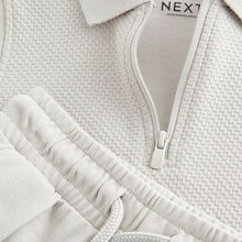 Load image into Gallery viewer, Grey Zip Polo Shirt and Shorts Set (3mths-5-6yrs)