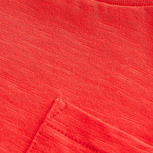 Load image into Gallery viewer, Red 100% Cotton Short Sleeve Plain T-Shirt (3mths-5-6yrs)