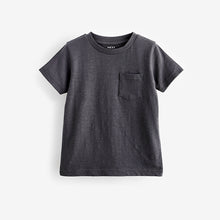 Load image into Gallery viewer, Charcoal Grey 100% Cotton Short Sleeve Plain T-Shirt (3mths-5-6yrs)