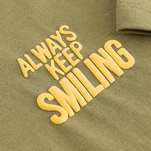 Load image into Gallery viewer, Khaki Green Simple 100% Cotton Short Sleeve T-Shirt (3mths-5-6yrs)