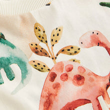 Load image into Gallery viewer, Neutral All-Over Print 100% Cotton Short Sleeve T-Shirt (3mths-5-6yrs)