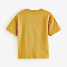 Load image into Gallery viewer, Yellow Simple Short Sleeve T-Shirt
