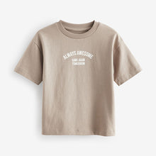 Load image into Gallery viewer, Neutral Simple 100% Cotton Short Sleeve T-Shirt