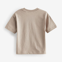 Load image into Gallery viewer, Neutral Simple 100% Cotton Short Sleeve T-Shirt