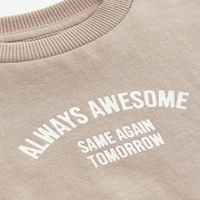 Load image into Gallery viewer, Neutral Simple 100% Cotton Short Sleeve T-Shirt