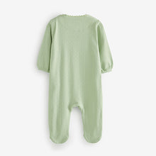 Load image into Gallery viewer, Sage Green Mummy 100% Cotton Family Sleepsuit (0-12mt)