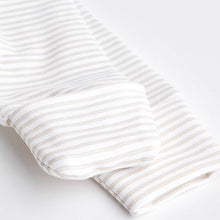 Load image into Gallery viewer, Neutral Bunny Delicate Baby Sleepsuits 3 Pack (0-12-18mt)