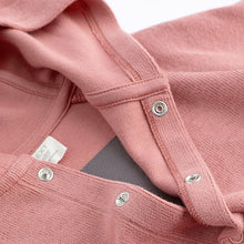 Load image into Gallery viewer, Pink Slogan Baby Hooded Cosy Jersey Jacket (0mths-9-12mt)
