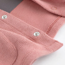 Load image into Gallery viewer, Pink Slogan Baby Hooded Cosy Jersey Jacket (0mths-9-12mt)