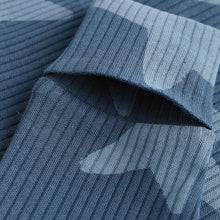 Load image into Gallery viewer, Navy Blue Star Baby 100% Cotton Zip Sleepsuits 3 Pack (0mths-12-18mt)