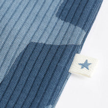 Load image into Gallery viewer, Navy Blue Star Baby 100% Cotton Zip Sleepsuits 3 Pack (0mths-12-18mt)