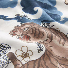 Load image into Gallery viewer, Ecru Printed Short Sleeve Shirt With Cuban Collar