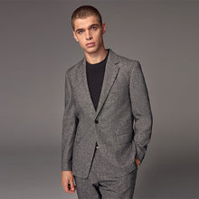Load image into Gallery viewer, Charcoal Grey Slim Fit Donegal Suit Jacket
