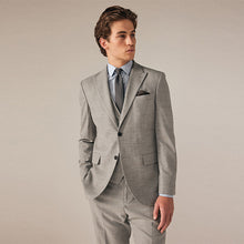 Load image into Gallery viewer, Neutral Slim Fit Check Suit Jacket
