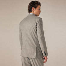 Load image into Gallery viewer, Neutral Slim Fit Check Suit Jacket