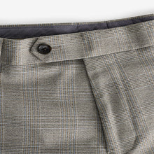 Load image into Gallery viewer, Neutral Slim Fit Check Suit Trousers
