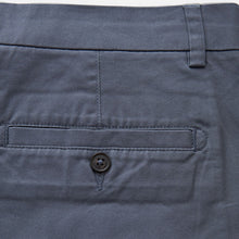 Load image into Gallery viewer, Mid Blue Slim Fit Stretch Chinos Shorts