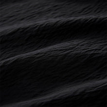 Load image into Gallery viewer, Black Tie Front Puff Sleeve Mini Dress