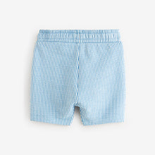 Load image into Gallery viewer, Blue Stripe Lightweight Jersey Shorts